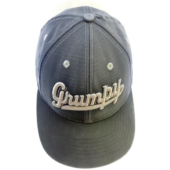 Walt Disney World Grumpy Est 1937 Ball Cap Gray & White Adjustable - Picture 6 of 8